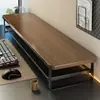 Soporte Elevado para Monitor de Computadora Estante de Almacenamiento con Cajón para Escritorio Soporte para Portátil de Oficina Estante Elevado