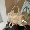 Bolsa casual transfronteiriça outono 2026 nova, de grande capacidade para o dia a dia, bolsa de ombro/transversal leve e versátil