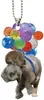 Decoración de Colgante de Gato Acrílico, Adorno Colgante para Interior de Coche Globo, Accesorio Divertido, Llavero para el Hogar