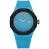 Reloj Octogonal de Cuarzo Co-branded Color Bloque Dopamina Correa de Silicona Moda Unisex para Muñeca Modelo Trendy de Lujo Ligero