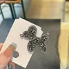 Pinza para el pelo de cristal de lujo de alta gama para perros pequeños, Pinza lateral delicada y dulce, Nuevo clip de pico de pato para flequillo estilo coreano, Versátil