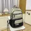 Mochila de Nuevo Estilo 2026 para Mujer, Mochila de Moda Coreana de Gran Capacidad, Bolso de Viaje para Computadora de Color Contrastante de Moda, Mochila Escolar