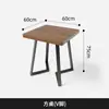 Conjunto de Sofá e Cadeira de Bar Estilo Industrial com Textura de Madeira de Nogueira, Adequado para Mesas de Reunião, Bares, Salas Privadas de KTV e Sofás de Lazer