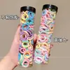Lindo Set de Gomas para el Cabello para Niños que No Dañan el Cabello, Bandas Elásticas de Alta Elasticidad para Niñas y Bebés, Cuerdas Pequeñas para el Cabello del Tamaño de un Pulgar