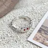 Anillo de Manzana Laminada con Pegamento de Diseño Coreano para Niñas, Moderno y Lindo, Accesorios Frescos para Regalo de Nochebuena