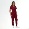 Ropa Cómoda Lavable Europea y Americana Conjunto Separado Uniforme Mate para Doctor Enfermera Salón de Belleza Clínica Dental Oral Venta al por Mayor