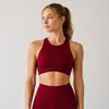 Conjunto de ioga sem costura: Conjunto de Sutiã Esportivo de Baixo Impacto + Regata Esportiva de Gola Alta + Shorts de Yoga com Gola Alta