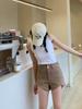 Shorts de mezclilla de cintura alta GAGD para mujer, nuevos de verano, shorts de cáñamo y frijol, pierna fina, buena proporción, combinan con todo, mezclilla suave y tersa, shorts ajustados