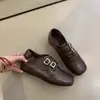 Zapatos Brogue de Cuero Tallado con Tacón Oculto de 3 cm, Nuevo Diseño para Primavera y Otoño 2026, Mocasines Retro Estilo Británico