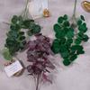 Folhas de Maçã Simuladas, Galhos Altos, Plantas Verdes Artificiais, Galhos e Folhas, Arranjos de Casamento, Projetos de Arranjos Florais Decorativos para Paisagismo