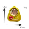 Venta Directa de Fábrica Nuevo Dibujo Animado Cobaya Capibara Luminoso Pequeño Bolso Escolar Llavero Colgante Accesorios Adornos Al Por Mayor
