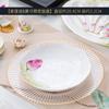 Lotus Love Lotus Dice Vajilla de Porcelana Fina Vajilla China para el Hogar Platos y Platos Platos y Cuencos para Platos Combinación Libre a Juego Platos y Platos Platos y Platos