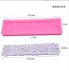Bolsa de silicona para fondant mahjong palabras de bendición molde de silicona valla aromaterapia yeso base para olla caliente material de decoración molde