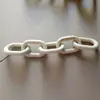 Nuevos Adornos de Madera para B&B Bohemio Cadena de Madera de Cinco Anillos Decoración del Hogar Artesanía de Madera