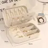 Caja de Almacenamiento de Joyería de Alta Gama y Exquisita, Antioxidación, Ideal para Viajes, Gran Capacidad, para Pendientes, Collares, Pulseras