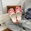 Em estoque Calçados de Verão Quick-hair Cave Sapatos Femininos Verão Ins Girassol Coração de Menina Fofo Desmontável Calçados de Exterior com Sola Macia Grossa
