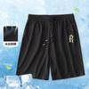 Pantalones Cortos de Verano para Hombre Estilo Nuevo, Delgados Casuales Deportivos Sueltos de Playa, Pantalones Frescos de Seda de Hielo, Suministro para Vendedores Ambulantes