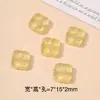 Peças de Escultura em Cristal Piezoelétrico, Contas Espaçadoras, Acessórios para Pingentes, Cristal Amarelo Piezoelétrico DIY, Contas Despertar do Leão Zaki Lam, Atacado