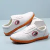 Sapatos de Tai Chi para Homens com Solas de Tendão de Vaca, Couro Genuíno, Sapatos de Artes Marciais para Primavera e Verão, Sapatos de Prática de Tai Chi, Sapatos Esportivos Masculinos, Antiderrapantes, Atacado do Fabricante