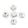 Acessórios de Joias DIY Prontos de Fábrica Diamante de Vidro com Formato Especial Acessórios para Roupas Decoração de Vestido de Noiva Garra D Quadrada Costura à Mão