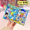 Caderno Original Cartoon A7 Acrílico de Folhas Soltas, Caderno de Estudante Anime Estética Fofa Feminina