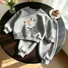 Roupas de outono para crianças, moletons para meninos, blusas de outono para meninas, agasalhos estilosos de manga comprida para primavera e outono para bebês e crianças pequenas