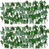 Amazon Transfronterizo Popular Planta Artificial Valla de Madera Valla Hiedra Ratán Patio Bloqueo Decorativo Plantas Verdes Venta al por Mayor
