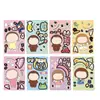 Labubu Labubu Pegatinas para Vestir Dibujos Animados Lindos Niños Decoración Educativa Escritorio Escrito Pegatina DIY Juguetes
