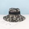 Comércio exterior Masculino primavera e verão camuflado boné de pescador boné de rede outdoor escalada pesca proteção solar chapéu de sol atacado