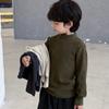 Camisa de Base Manga Longa Gola Alta Média Casual Versátil da Moda Estilo Primavera e Outono para Bebês