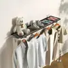 Nova Tampa de Radiador Artefato Feio Secador de Roupas Sem Furos Cabide de Roupas Tampa Superior Decoração Divisória Rack de Armazenamento