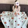 Manta Polar Coreana Otoño e Invierno Espesada Manta para Sofá Manta para Siesta de Oficina Manta Chal Manta para Aire Acondicionado Manta Transfronteriza