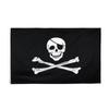 Bandera Pirata de Halloween No. 4 en Stock 90*150cm Bandera de Calavera 3*5ft Bandera Venta al por Mayor Suministro Transfronterizo Impresa