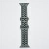 Adequado para Apple Watch Ultra9876543210 Geração Se 8-Formato Fivela Chip de Cor Pulseira de Relógio de Silicone Dupla Cor