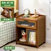 Mesita de Noche Simple Madera Maciza Pequeño Gabinete Almacenamiento Lujo Ligero Dormitorio Mesita de Noche Simple Estilo Nórdico Europeo Moderno Mini