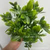 Plantas Verdes Artificiales Ignífugas, Ramilletes Pequeños Resistentes al Fuego, Pared de Plantas Falsas, Macetero, Arreglo Floral, Decoración para Exteriores, Plantas Pequeñas Resistentes al Sol, Resistentes a los Rayos UV