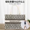 Bolsa de Lino Pod Personalización Amazon Transfronterizo Personalizado Flor de Nacimiento Bolso de Playa DIY Ecológico Personalización