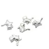 Prata 999 3D prata dura gato orgulhoso gatinho mão DIY acessórios acessórios para pulseira acessórios de contas acessórios de prata