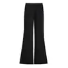 Pantalones Acampanados de Tiro Alto Tiburón para Mujer 2023 Estilo Nuevo Ropa Deportiva Exterior Suave Control de Abdomen Adelgazante Pantalones de Yoga Versión Delgada