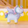 Nuevos globos de foil de animales que caminan, globos de mascotas de dibujos animados que caminan, decoraciones para fiestas de cumpleaños infantiles, regalos para puestos callejeros