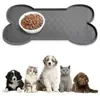 Tapete de Silicona para Mascotas Tapete para Comedero de Gato Alimentación Antiderrames Fácil Limpieza Tapete de Alimentación para Perros Gatos Suministros Tapete para Comedero de Perro