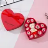 Caja de regalo de flor de jabón de rosa con forma de corazón Regalo para Tanabata Día de San Valentín Regalo para el Día del Maestro para enviar a amigos a enviar a amantes a enviar profesores