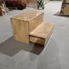 Aula de Música para Estudiantes Madera Maciza Tres Niveles y Cuatro Niveles Retráctil Móvil Podio de Coro Musical Podio del Director