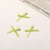 3,3cm Cor Macaron Borda com Acabamento Tecido Mini Laço DIY Acessórios de Cabelo Acessórios para Cabeça Sapatos e Meias Acessórios de Vestuário Acessórios
