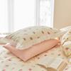 Par de fundas de almohada de algodón con volantes de conejito de tulipán individual para niña funda de almohada de algodón individual 48x74c