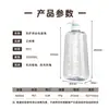 Botella de Plástico PET Trapezoidal de 1000ml con Cabeza de Bomba, Botella para Líquido Lavavajillas, Botella de Empaque Vacía para Detergente
