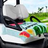 Cojín de Asiento para Carrito de Golf Transfronterizo Cojín con Estampado Marino Funda de Asiento para Carrito de Golf Funda Extraíble y Lavable