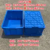 Caja de vuelco con ruedas entrega y transporte caja fresca para tortugas caja de almacenamiento con tapa transporte industrial logística caja de plástico tarjeta de identificación
