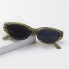 Novo estilo coreano GM Retro Cat's Eye Óculos de sol femininos Rosto pequeno Street Photoshoot Proteção solar Proteção UV Óculos de sol masculinos para dirigir