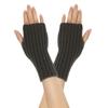 Luvas de lã quentes para outono e inverno luvas sem dedos luvas de tricô manga comprida de lã mangas falsas luvas retas de importação luvas quentes